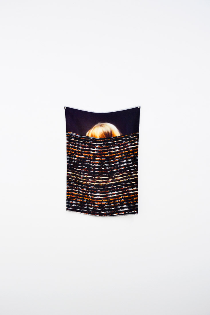 Fabienne Hess, Betty, 2016, digital print on silk, 29.7 × 42 cm