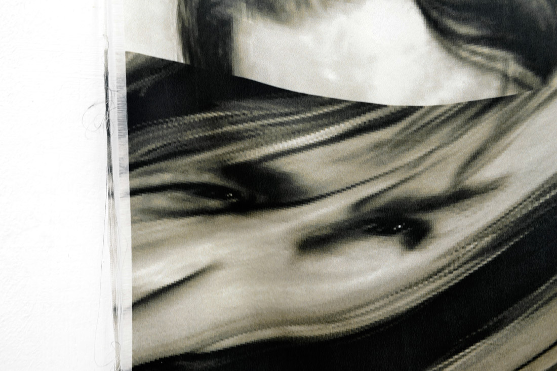 Fabienne Hess, Baur, 2016, digital print on silk, 29.7 × 42 cm (detail)
