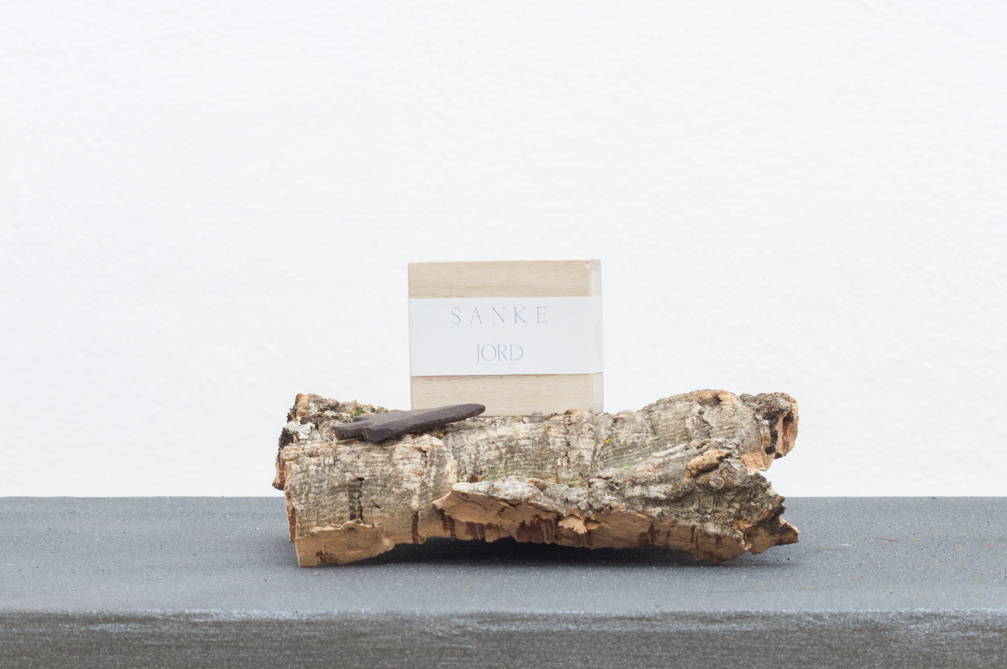 Andreas Ervik, 'S A N K E' (2017). JORD (chocolate made with fair trade biodynamic cocoa mixed with earth containing 15 strains of beneficial microorganisms, container in birch wood)